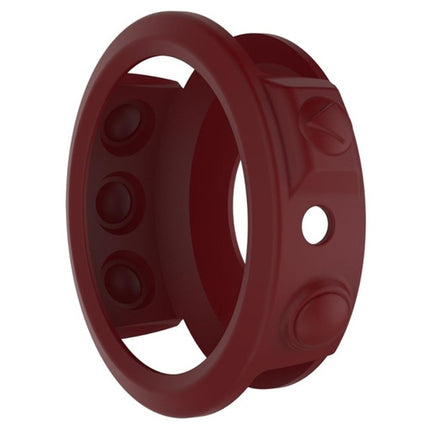 For Garmin Fenix 5X Solid Color Silicone Watch Protective Case(Red)-garmade.com