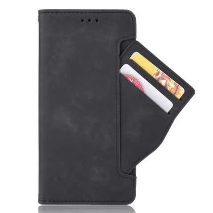 For Samsung Galaxy S21 5G Skin Feel Calf Pattern Horizontal Flip Leather Case with Holder & Card Slots & Photo Frame(Black)-garmade.com