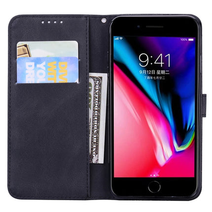 Retro Skin Feel Butterflies Embossing Horizontal Flip Leather Case with Holder & Card Slots & Wallet For iPhone 6 Plus / 6s Plus(Black)-garmade.com