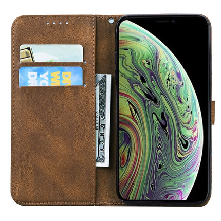 Retro Skin Feel Butterflies Embossing Horizontal Flip Leather Case with Holder & Card Slots & Wallet For iPhone XS Max(Brown)-garmade.com