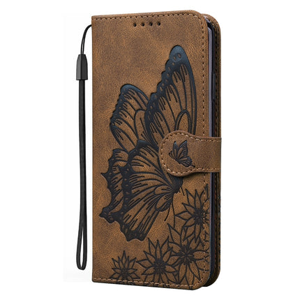 For Samsung Galaxy S20 Retro Skin Feel Butterflies Embossing Horizontal Flip Leather Case with Holder & Card Slots & Wallet(Brown)-garmade.com