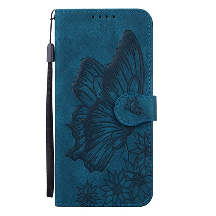 For Samsung Galaxy S20+ Retro Skin Feel Butterflies Embossing Horizontal Flip Leather Case with Holder & Card Slots & Wallet(Blue)-garmade.com