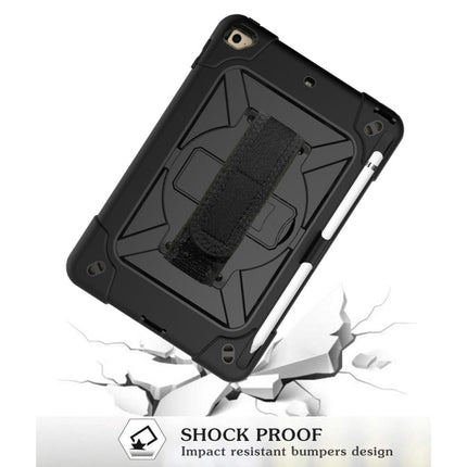 Contrast Color Silicone + PC Combination Case with Holder For iPad mini 3(Black)-garmade.com