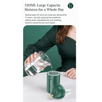 ROCK Household Office Car Elephant Shape Mute Humidifier(Green)-garmade.com