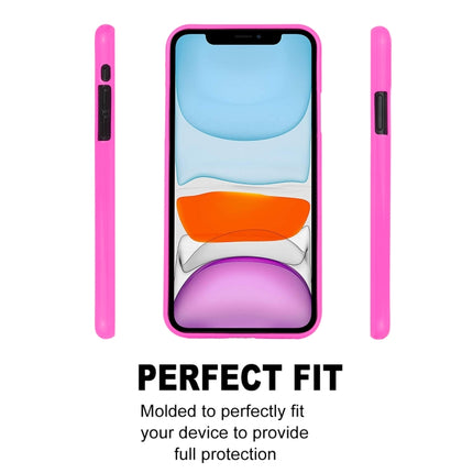 For iPhone 11 MERCURY GOOSPERY JELLY TPU Fluorescence Shockproof and Scratch Case(Pink)-garmade.com