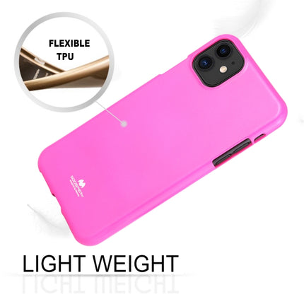 For iPhone 11 MERCURY GOOSPERY JELLY TPU Fluorescence Shockproof and Scratch Case(Pink)-garmade.com