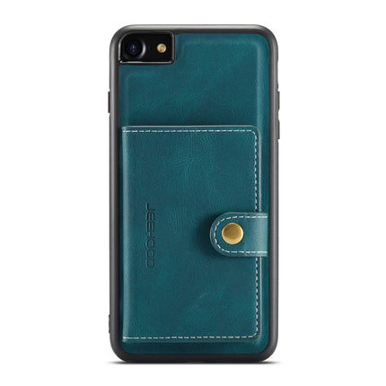 JEEHOOD Retro Magnetic Detachable Protective Case with Wallet & Card Slot & Holder For iPhone SE 2020 & 8 & 7(Blue)-garmade.com