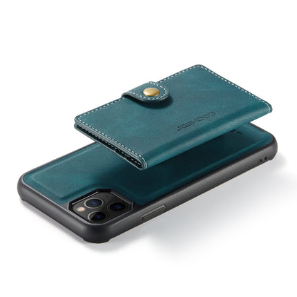 JEEHOOD Retro Magnetic Detachable Protective Case with Wallet & Card Slot & Holder For iPhone 11 Pro(Blue)-garmade.com