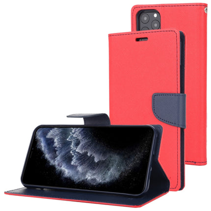 For iPhone 11 Pro Max MERCURY GOOSPERY FANCY DIARY Horizontal Flip Leather Case with Holder & Card Slots & Wallet(Red)-garmade.com