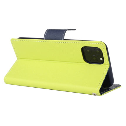 For iPhone 11 Pro Max MERCURY GOOSPERY FANCY DIARY Horizontal Flip Leather Case with Holder & Card Slots & Wallet(Green)-garmade.com