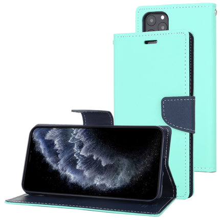 For iPhone 11 Pro Max MERCURY GOOSPERY FANCY DIARY Horizontal Flip Leather Case with Holder & Card Slots & Wallet(Mint Green)-garmade.com