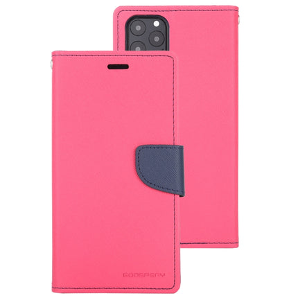For iPhone 11 Pro Max MERCURY GOOSPERY FANCY DIARY Horizontal Flip Leather Case with Holder & Card Slots & Wallet(Rose Red)-garmade.com