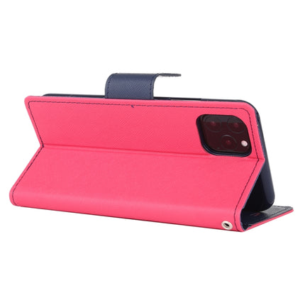 For iPhone 11 Pro Max MERCURY GOOSPERY FANCY DIARY Horizontal Flip Leather Case with Holder & Card Slots & Wallet(Rose Red)-garmade.com