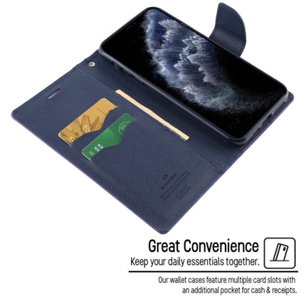 For iPhone 11 Pro Max MERCURY GOOSPERY FANCY DIARY Horizontal Flip Leather Case with Holder & Card Slots & Wallet(Navy)-garmade.com