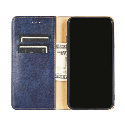 For iPhone 6 / 6s PU + TPU Gloss Oil Solid Color Magnetic Horizontal Flip Leather Case with Holder & Card Slot & Wallet(Black)-garmade.com
