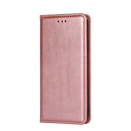 For iPhone 6 / 6s PU + TPU Gloss Oil Solid Color Magnetic Horizontal Flip Leather Case with Holder & Card Slot & Wallet(Gold)-garmade.com