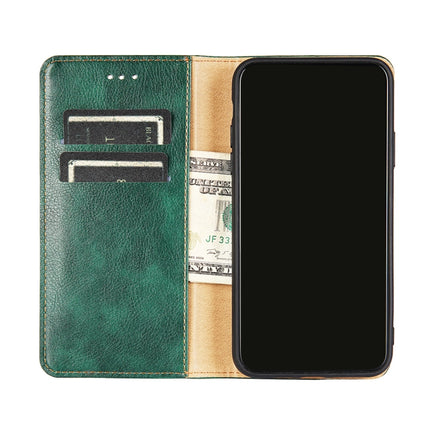 For iPhone 6 Plus PU + TPU Gloss Oil Solid Color Magnetic Horizontal Flip Leather Case with Holder & Card Slot & Wallet(Black)-garmade.com