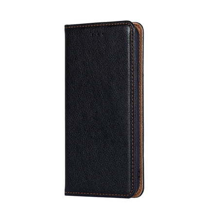 For iPhone 11 PU + TPU Gloss Oil Solid Color Magnetic Horizontal Flip Leather Case with Holder & Card Slot & Wallet(Black)-garmade.com