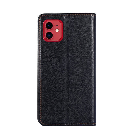 For iPhone 11 Pro PU + TPU Gloss Oil Solid Color Magnetic Horizontal Flip Leather Case with Holder & Card Slot & Wallet(Black)-garmade.com