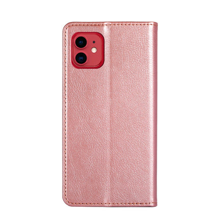 For iPhone 11 Pro PU + TPU Gloss Oil Solid Color Magnetic Horizontal Flip Leather Case with Holder & Card Slot & Wallet(Gold)-garmade.com