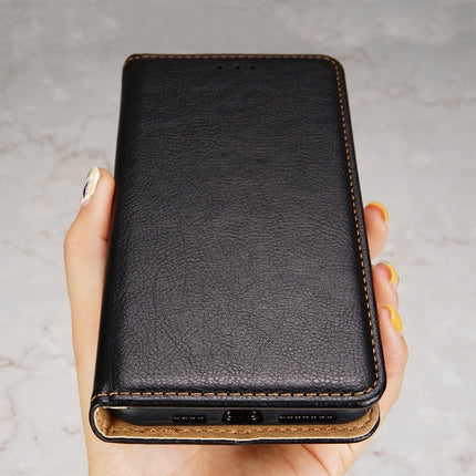 For iPhone 11 Pro Max PU + TPU Gloss Oil Solid Color Magnetic Horizontal Flip Leather Case with Holder & Card Slot & Wallet(Black)-garmade.com