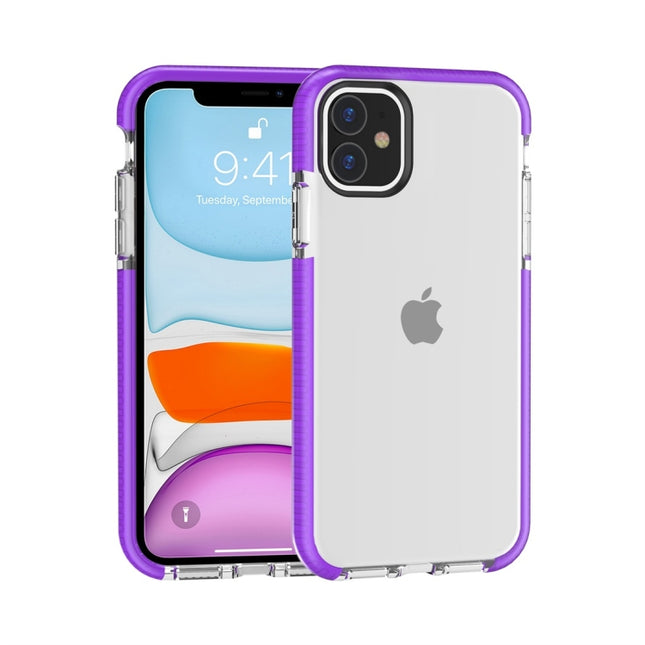 For iPhone 11 Highly Transparent Soft TPU Case(Purple)-garmade.com