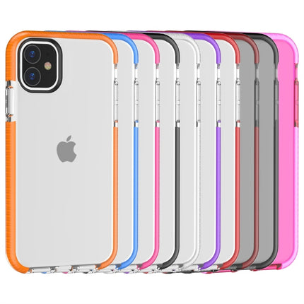 For iPhone 11 Highly Transparent Soft TPU Case(Red)-garmade.com