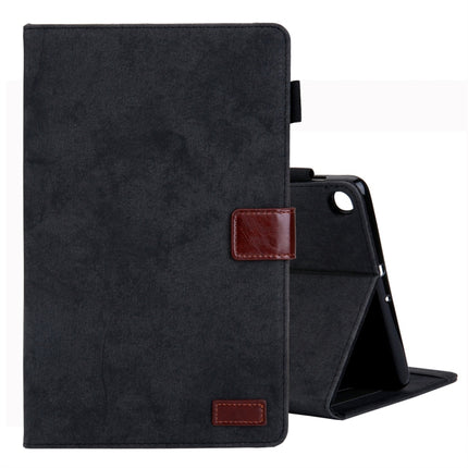 For Galaxy Tab A 8.0 & S Pen (2019) Business Style Horizontal Flip Leather Case, with Holder & Card Slot & Photo Frame & Sleep / Wake-up Function(Black)-garmade.com