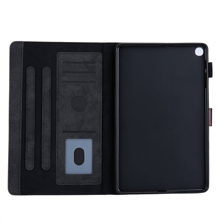 For Galaxy Tab A 8.0 & S Pen (2019) Business Style Horizontal Flip Leather Case, with Holder & Card Slot & Photo Frame & Sleep / Wake-up Function(Black)-garmade.com