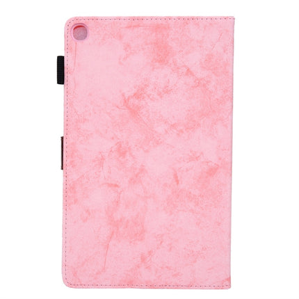 For Galaxy Tab A 8.0 & S Pen (2019) Business Style Horizontal Flip Leather Case, with Holder & Card Slot & Photo Frame & Sleep / Wake-up Function(Pink)-garmade.com