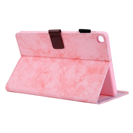 For Galaxy Tab A 8.0 & S Pen (2019) Business Style Horizontal Flip Leather Case, with Holder & Card Slot & Photo Frame & Sleep / Wake-up Function(Pink)-garmade.com
