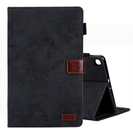 For Galaxy Tab A 8.0 (2019) / T290 Business Style Horizontal Flip Leather Case, with Holder & Card Slot & Photo Frame & Sleep / Wake-up Function(Black)-garmade.com