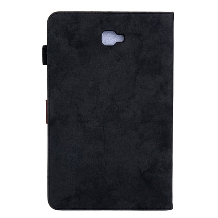 For Galaxy Tab A 10.1 (2016) / T580 Business Style Horizontal Flip Leather Case, with Holder & Card Slot & Photo Frame & Sleep / Wake-up Function(Black)-garmade.com