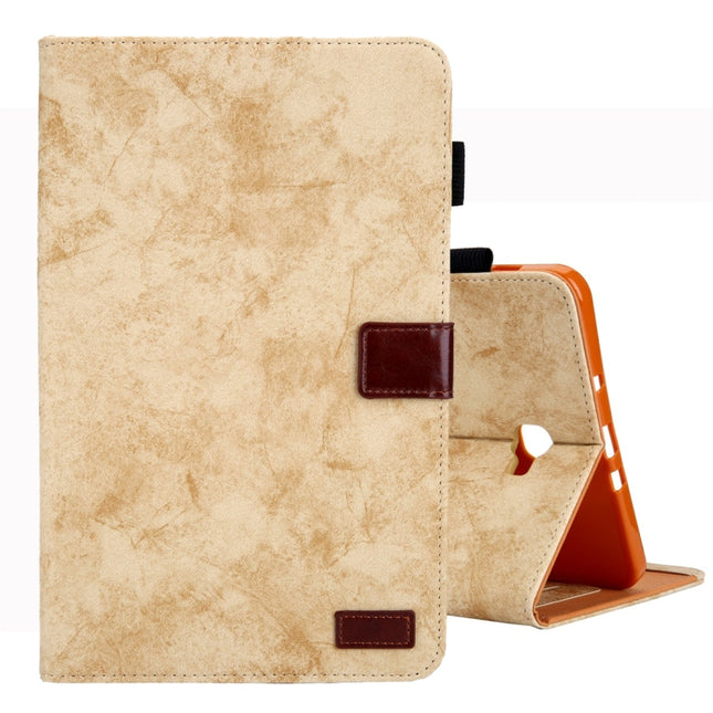 For Galaxy Tab A 10.1 (2016) / T580 Business Style Horizontal Flip Leather Case, with Holder & Card Slot & Photo Frame & Sleep / Wake-up Function(Yellow)-garmade.com