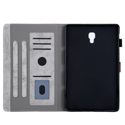 For Galaxy Tab A 10.5 / T590 Business Style Horizontal Flip Leather Case, with Holder & Card Slot & Photo Frame & Sleep / Wake-up Function(Grey)-garmade.com
