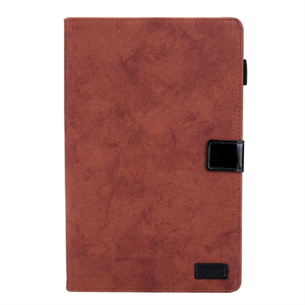 For Galaxy Tab A 10.5 / T590 Business Style Horizontal Flip Leather Case, with Holder & Card Slot & Photo Frame & Sleep / Wake-up Function(Brown)-garmade.com