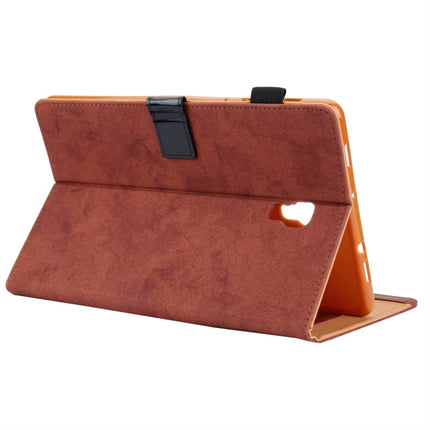 For Galaxy Tab A 10.5 / T590 Business Style Horizontal Flip Leather Case, with Holder & Card Slot & Photo Frame & Sleep / Wake-up Function(Brown)-garmade.com