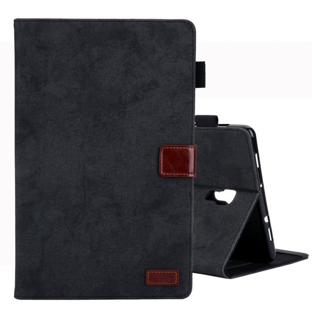 For Galaxy Tab A 10.5 / T590 Business Style Horizontal Flip Leather Case, with Holder & Card Slot & Photo Frame & Sleep / Wake-up Function(Black)-garmade.com