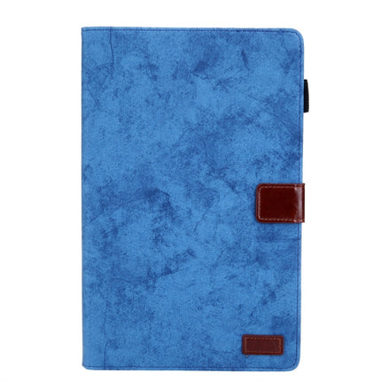 For Galaxy Tab A 10.5 / T590 Business Style Horizontal Flip Leather Case, with Holder & Card Slot & Photo Frame & Sleep / Wake-up Function(Blue)-garmade.com