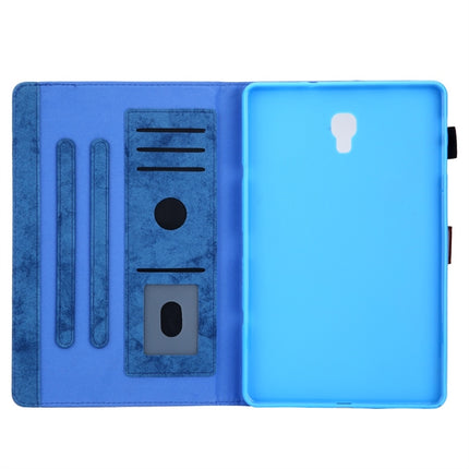 For Galaxy Tab A 10.5 / T590 Business Style Horizontal Flip Leather Case, with Holder & Card Slot & Photo Frame & Sleep / Wake-up Function(Blue)-garmade.com