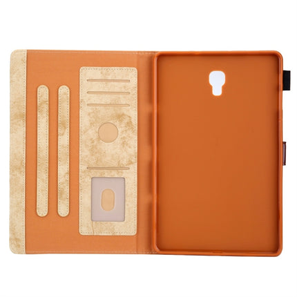 For Galaxy Tab A 10.5 / T590 Business Style Horizontal Flip Leather Case, with Holder & Card Slot & Photo Frame & Sleep / Wake-up Function(Yellow)-garmade.com