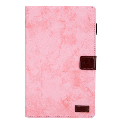 For Galaxy Tab S5e / T720 Business Style Horizontal Flip Leather Case, with Holder & Card Slot & Photo Frame & Sleep / Wake-up Function(Pink)-garmade.com