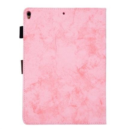 For iPad Pro 10.5 (2017) Business Style Horizontal Flip Leather Case, with Holder & Card Slot & Photo Frame & Sleep / Wake-up Function(Pink)-garmade.com
