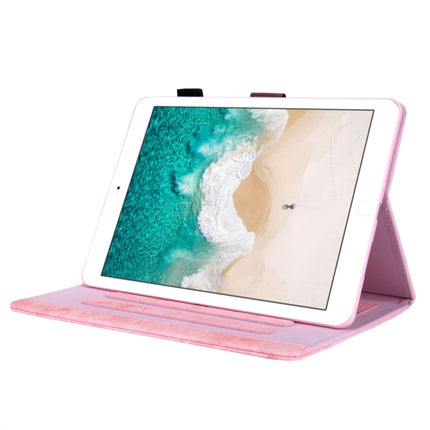 For iPad Pro 10.5 (2017) Business Style Horizontal Flip Leather Case, with Holder & Card Slot & Photo Frame & Sleep / Wake-up Function(Pink)-garmade.com
