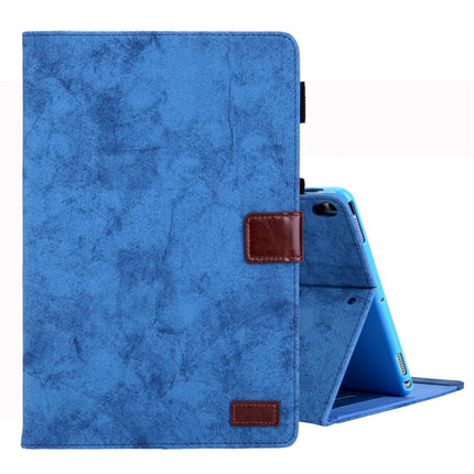 For iPad Pro 10.5 (2017) Business Style Horizontal Flip Leather Case, with Holder & Card Slot & Photo Frame & Sleep / Wake-up Function(Blue)-garmade.com