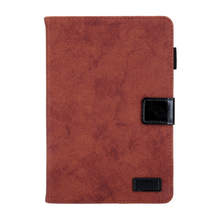 For iPad Mini 1 / 2 / 3 / 4 Business Style Horizontal Flip Leather Case, with Holder & Card Slot & Photo Frame & Sleep / Wake-up Function(Brown)-garmade.com