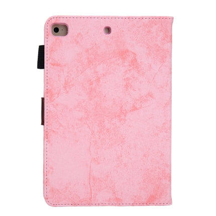For iPad Mini 1 / 2 / 3 / 4 Business Style Horizontal Flip Leather Case, with Holder & Card Slot & Photo Frame & Sleep / Wake-up Function(Pink)-garmade.com
