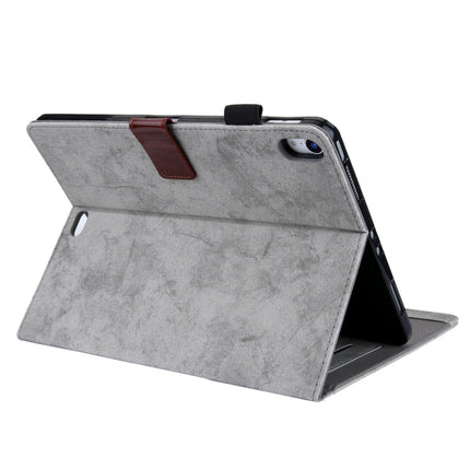 For iPad Pro 11 inch (2018) Business Style Horizontal Flip Leather Case, with Holder & Card Slot & Photo Frame & Sleep / Wake-up Function(Grey)-garmade.com