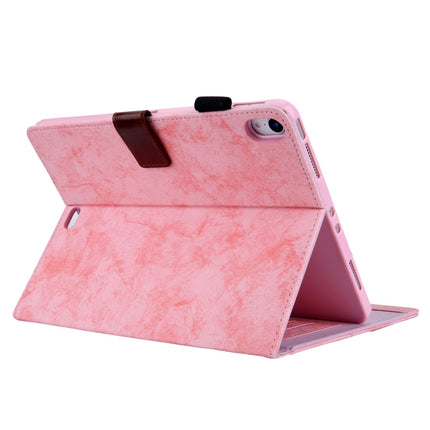 For iPad Pro 11 inch (2018) Business Style Horizontal Flip Leather Case, with Holder & Card Slot & Photo Frame & Sleep / Wake-up Function(Pink)-garmade.com