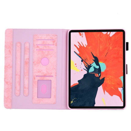 For iPad Pro 11 inch (2018) Business Style Horizontal Flip Leather Case, with Holder & Card Slot & Photo Frame & Sleep / Wake-up Function(Pink)-garmade.com